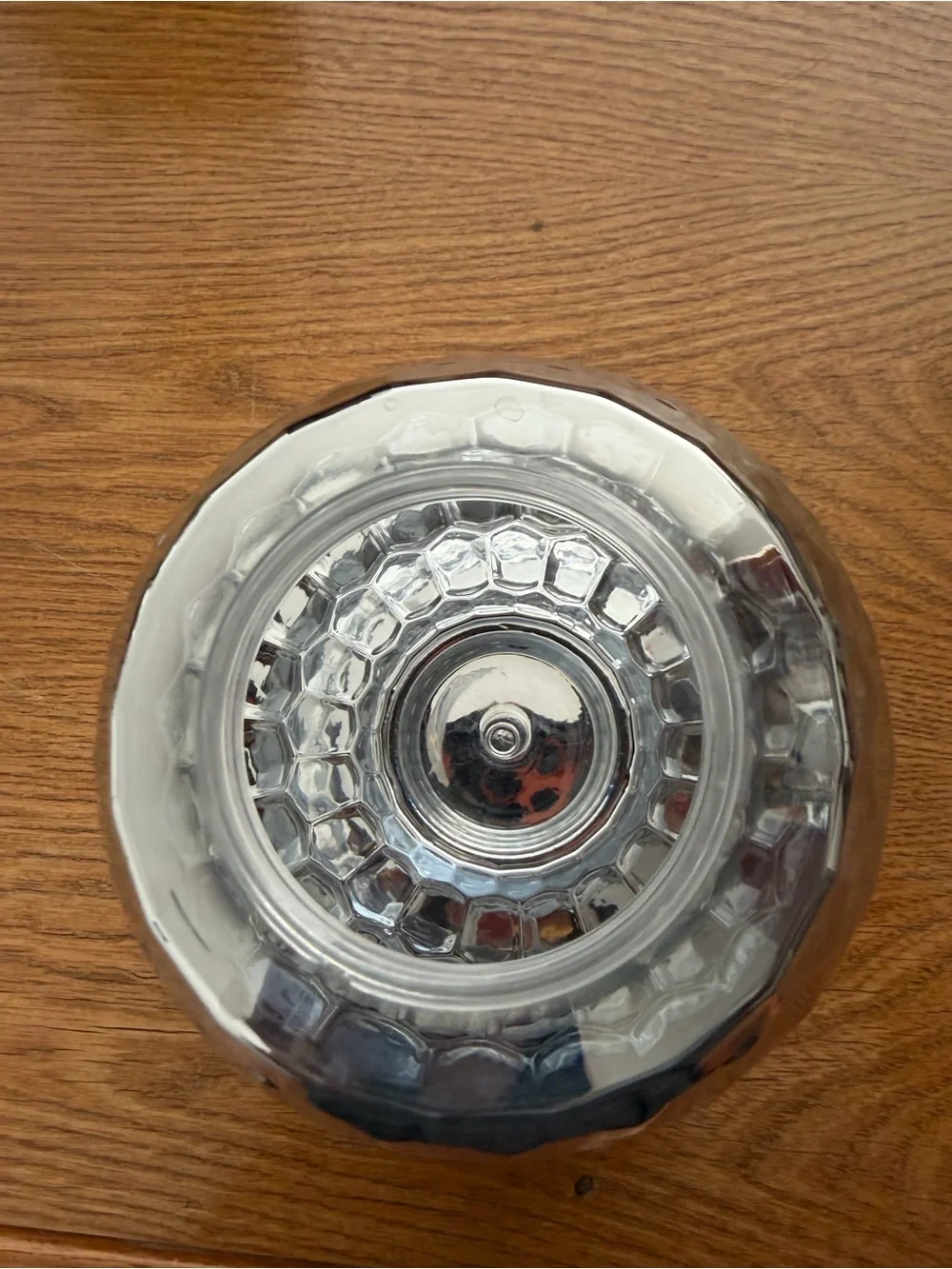 Silver Novelty Disco Ball 16oz Drink Tumbler Cup - Picture 4 of 4